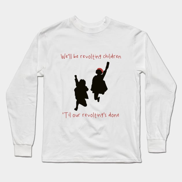 Matilda Revolting Children Red Beret Girl and Bruce Long Sleeve T-Shirt by TheTreasureStash